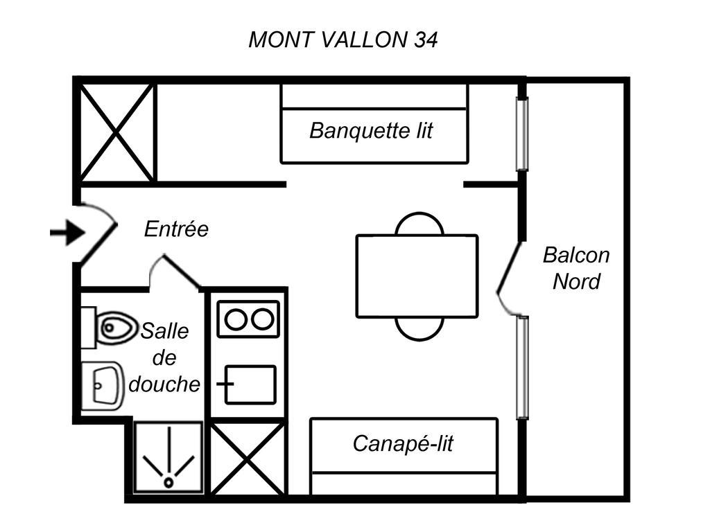 Résidence Mont Vallon Méribel Exterior foto